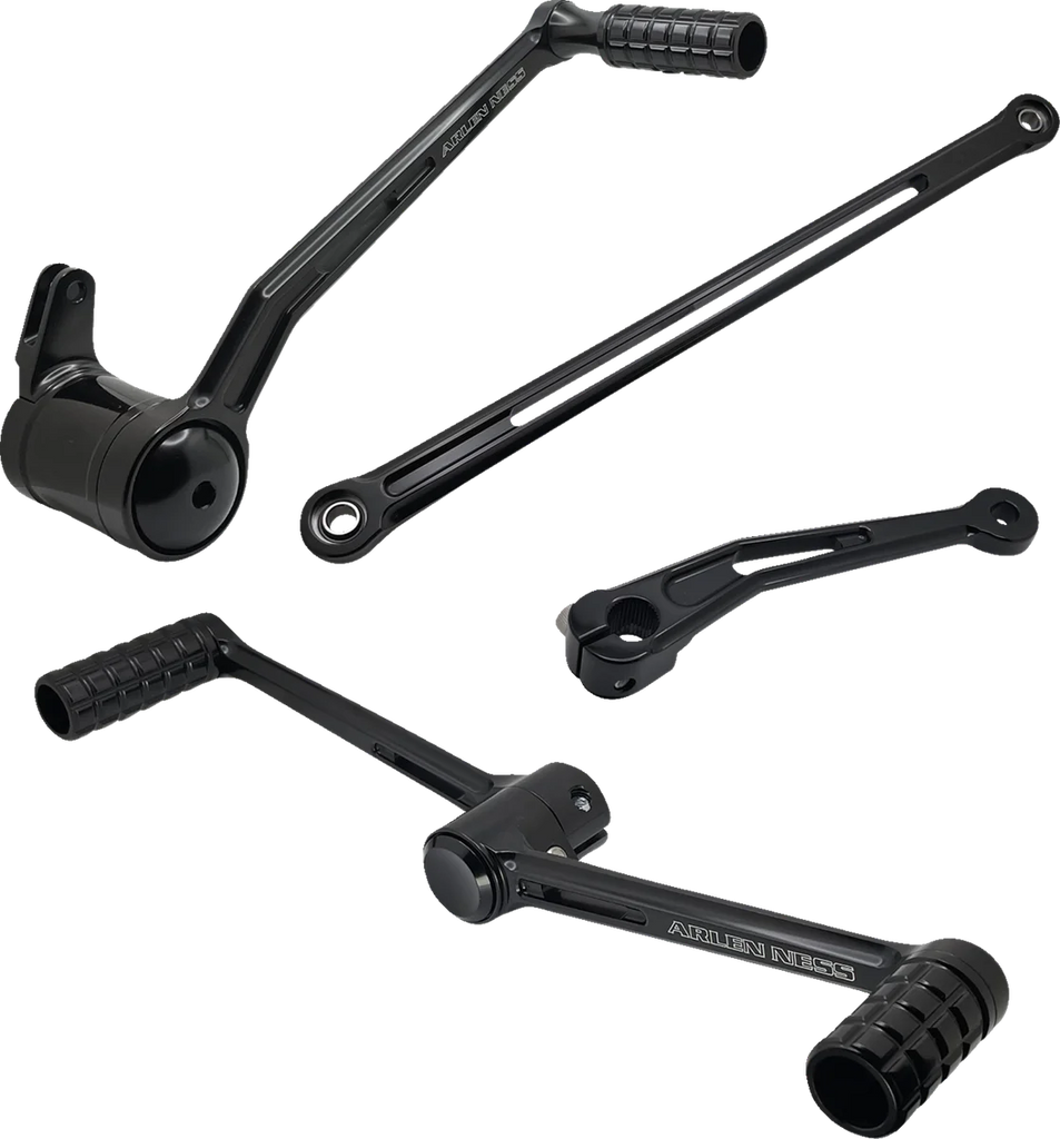 Arlen Ness SpeedLiner Foot Control Kit - Solo - Gold 420-104 - Side View