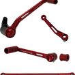 Load image into Gallery viewer, Arlen Ness SpeedLiner Foot Control Kit - Solo - Red 420-135 - Main Product View