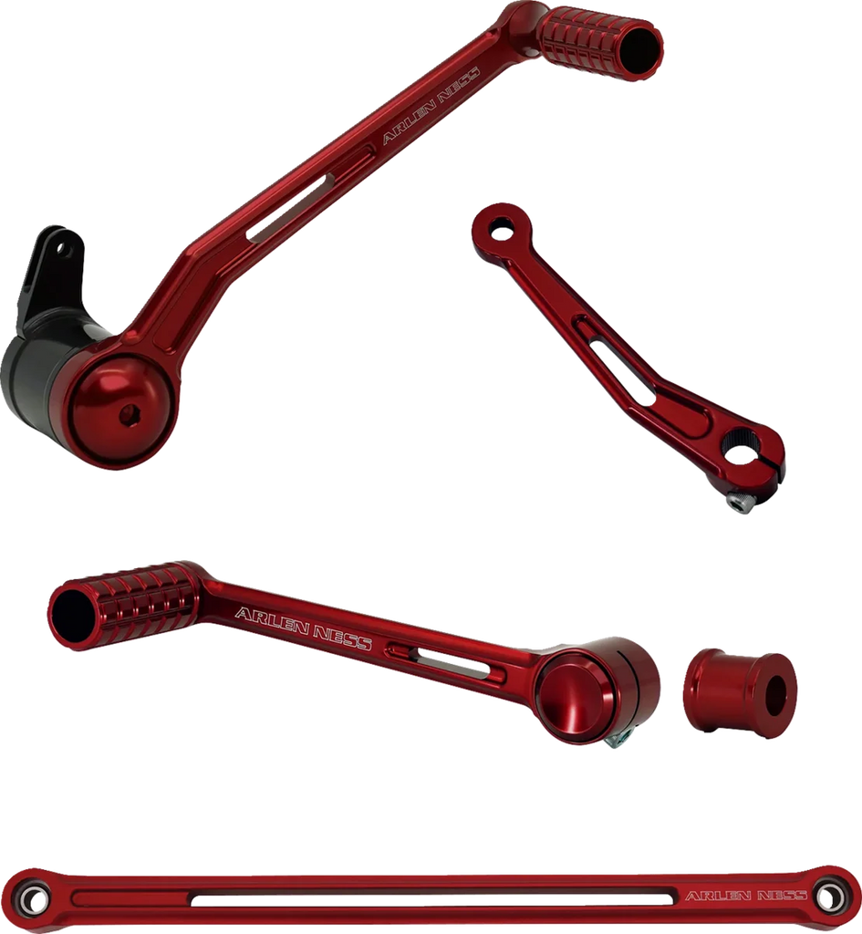 Arlen Ness SpeedLiner Foot Control Kit - Solo - Red 420-135 - Main Product View