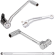 Load image into Gallery viewer, Arlen Ness SpeedLiner Foot Control Kit w/ Toe Shifter - Solo - Chrome 420-105 - Main Product View
