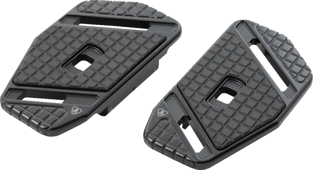 Arlen Ness SpeedLiner Passenger Floorboards - Black 410-028 - Side View