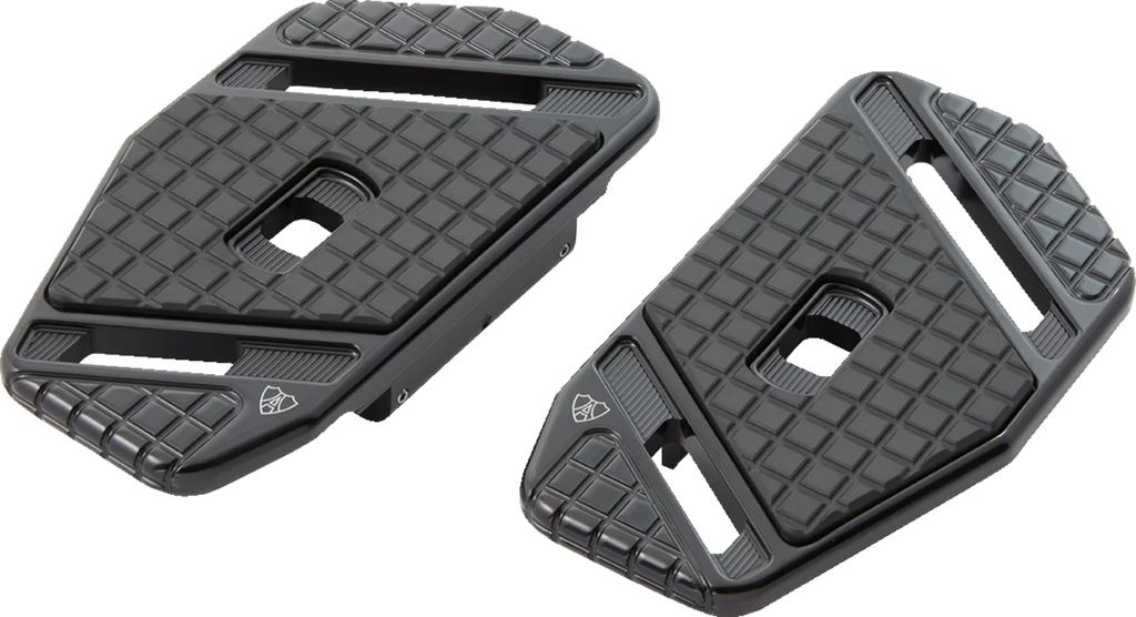 Arlen Ness SpeedLiner Passenger Floorboards - Black 410-028 - Side View