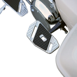 Load image into Gallery viewer, Arlen Ness SpeedLiner Passenger Floorboards - Chrome 410-029 - Back View