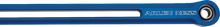 Load image into Gallery viewer, Arlen Ness SpeedLiner Shift Rod - Blue 421-004 - Side View