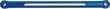 Load image into Gallery viewer, Arlen Ness SpeedLiner Shift Rod - Blue 421-004 - Back View