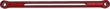 Load image into Gallery viewer, Arlen Ness SpeedLiner Shift Rod - Red 421-006 - Back View