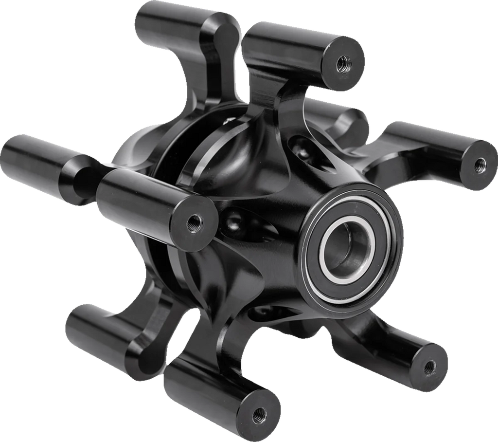 Arlen Ness Spider Hub - Dual Disc - Front - Black 71-660 - Main Product View