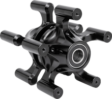 Load image into Gallery viewer, Arlen Ness Spider Hub - Dual Disc - Front - Black 71-660 - Main Product View