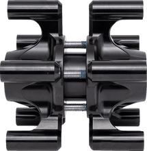 Load image into Gallery viewer, Arlen Ness Spider Hub - Dual Disc - Front - Black 71-660 - Side View