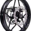 Load image into Gallery viewer, Arlen Ness Spider Hub - Dual Disc - Front - Black 71-660 - Detail View