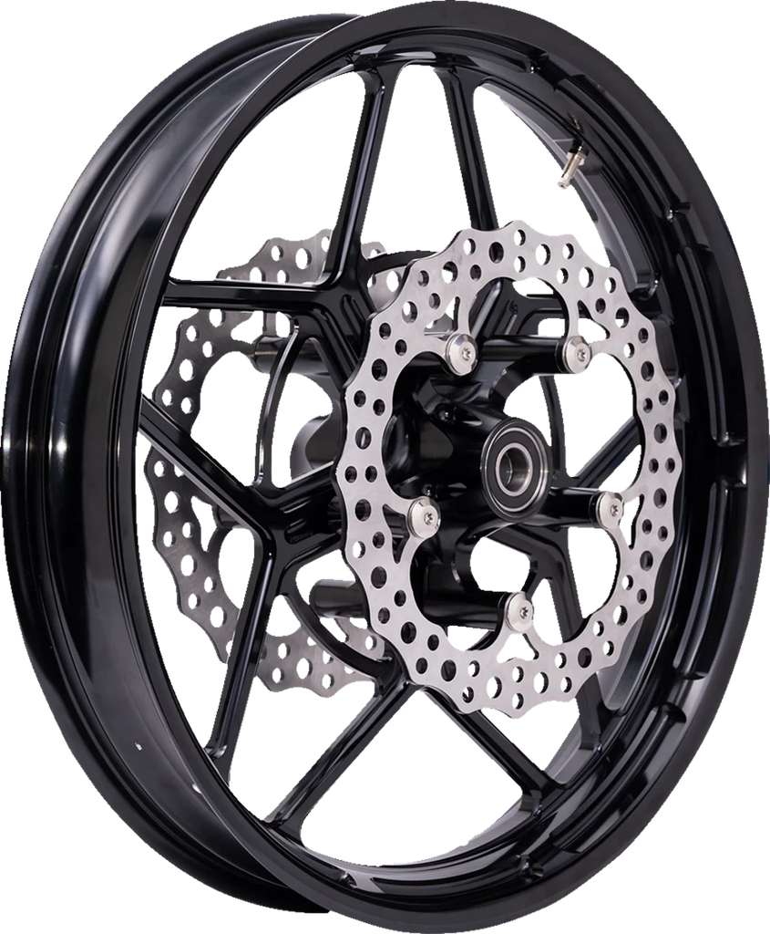 Arlen Ness Spider Hub - Dual Disc - Front - Black 71-660 - Detail View