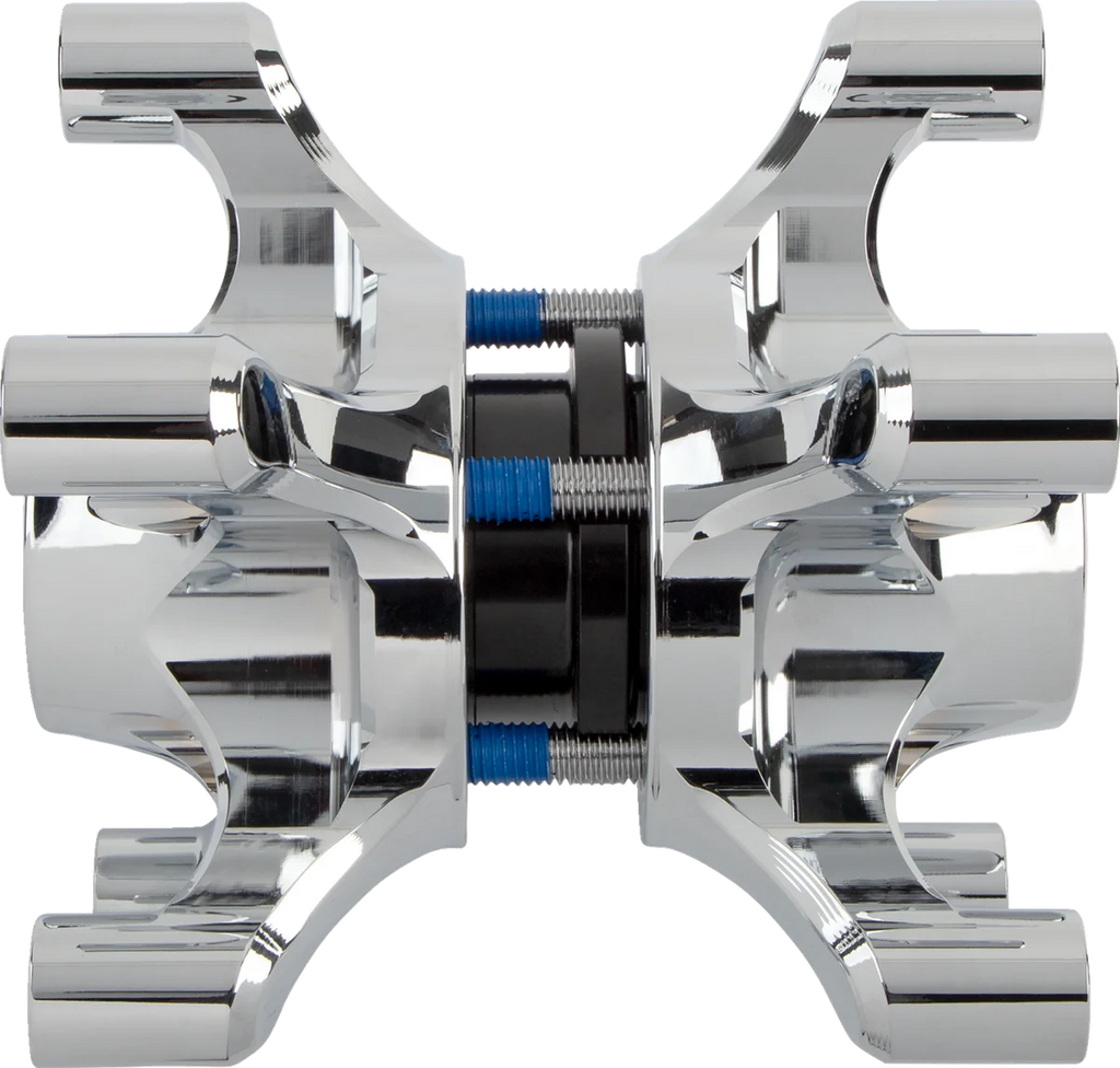Arlen Ness Spider Hub - Dual Disc - Front - Chrome 71-661 - Back View