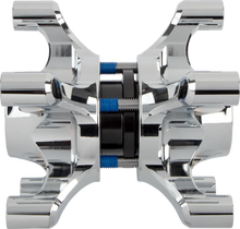 Load image into Gallery viewer, Arlen Ness Spider Hub - Dual Disc - Front - Chrome 71-661 - Back View