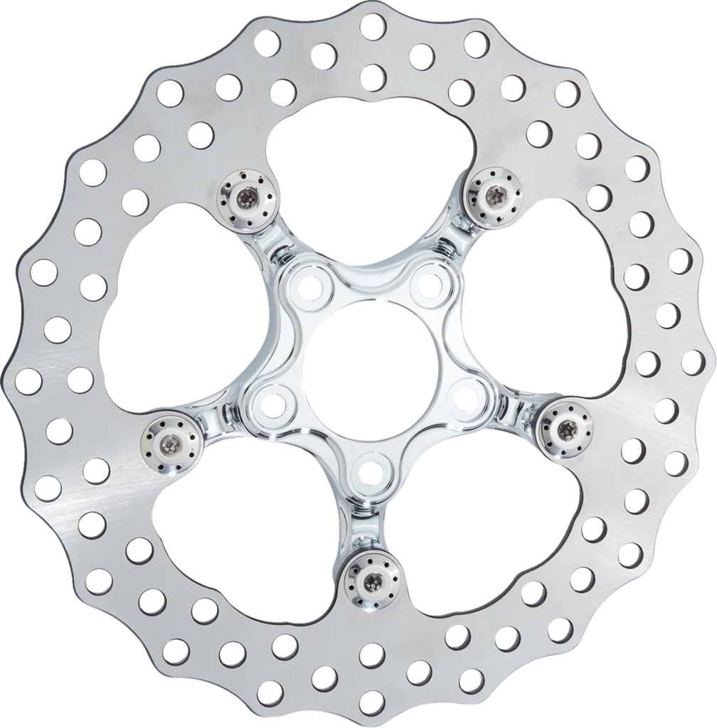 Arlen Ness Spider Rotor - 11-1/2" - Chrome 300-073 - Main Product View