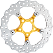 Load image into Gallery viewer, Arlen Ness Spider Rotor - 11-1/2" - Gold 300-064 - Main Product View