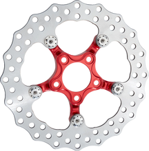 Load image into Gallery viewer, Arlen Ness Spider Rotor - 11-1/2" - Red 300-068 - Main Product View