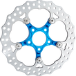 Load image into Gallery viewer, Arlen Ness Spider Rotor - 11.8" - Blue 300-063 - Main Product View