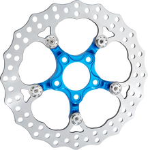 Load image into Gallery viewer, Arlen Ness Spider Rotor - 11.8" - Blue 300-063 - Main Product View