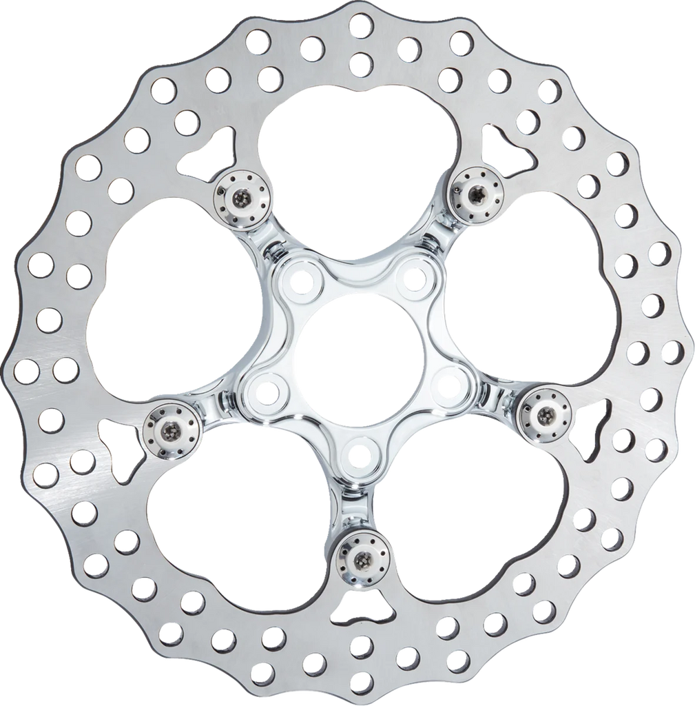 Arlen Ness Spider Rotor - 11.8" - Chrome 300-074 - Main Product View