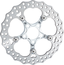 Load image into Gallery viewer, Arlen Ness Spider Rotor - 11.8" - Chrome 300-074 - Main Product View