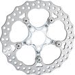 Load image into Gallery viewer, Arlen Ness Spider Rotor - 11.8" - Chrome - Rear 300-076 - Main Product View