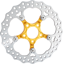 Load image into Gallery viewer, Arlen Ness Spider Rotor - 11.8" - Gold 300-065 - Main Product View