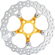 Load image into Gallery viewer, Arlen Ness Spider Rotor - 11.8" - Gold - Rear 300-067 - Main Product View