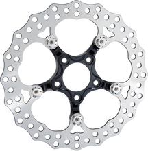 Load image into Gallery viewer, Arlen Ness Spider Rotor - 12-19/32" - Black - Front 300-108 - Main Product View