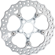 Load image into Gallery viewer, Arlen Ness Spider Rotor - 12-19/32" - Chrome - Front 300-112 - Main Product View