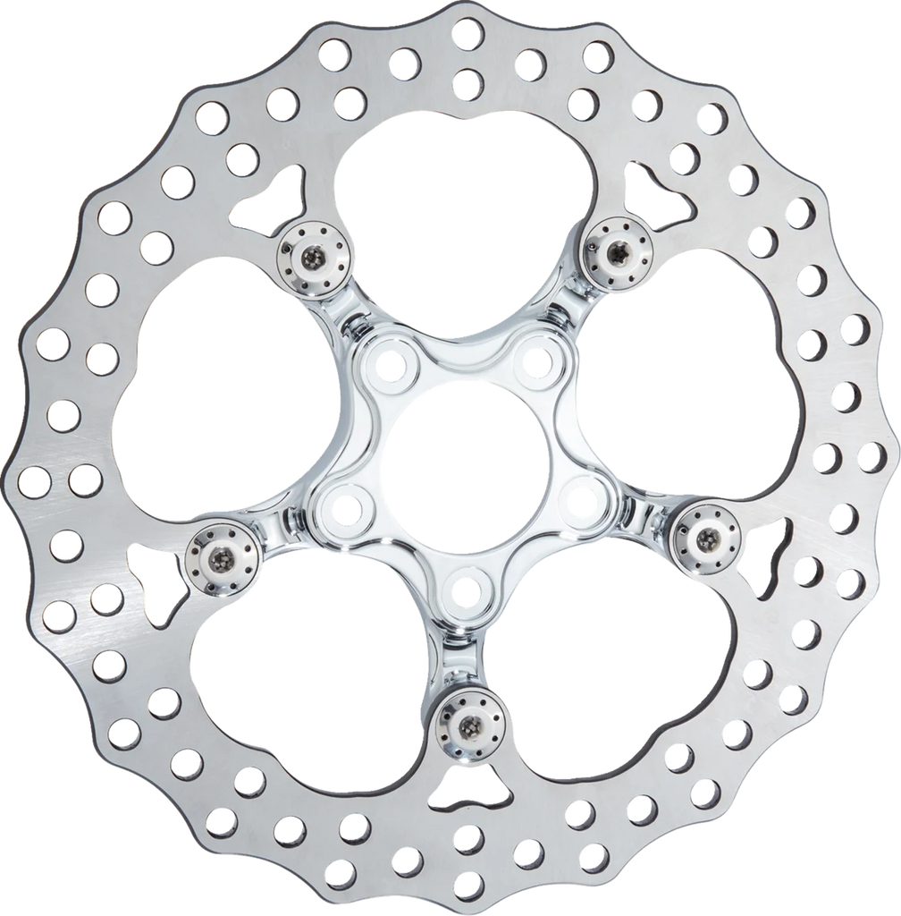 Arlen Ness Spider Rotor - 12-19/32" - Chrome - Front 300-112 - Main Product View
