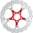 Load image into Gallery viewer, Arlen Ness Spider Rotor - 12-19/32" - Red - Front 300-111 - Main Product View