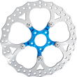 Load image into Gallery viewer, Arlen Ness Spider Rotor - 14" - Blue 300-062 - Main Product View