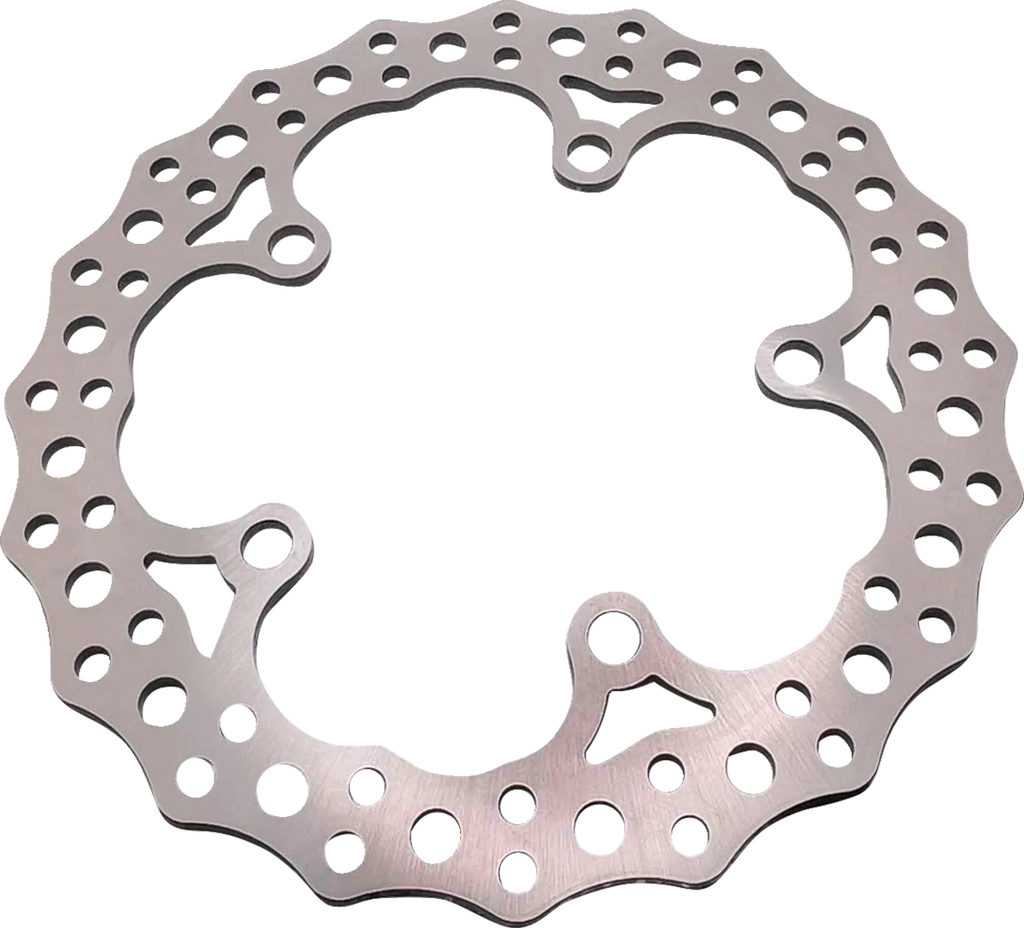 Arlen Ness Spider Rotor - 14" - Chrome 300-075 - Side View