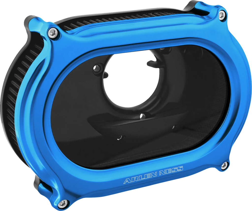 Arlen Ness Stage 2 Method™ Air Cleaner Kit - Blue 600-217 - Main Product View