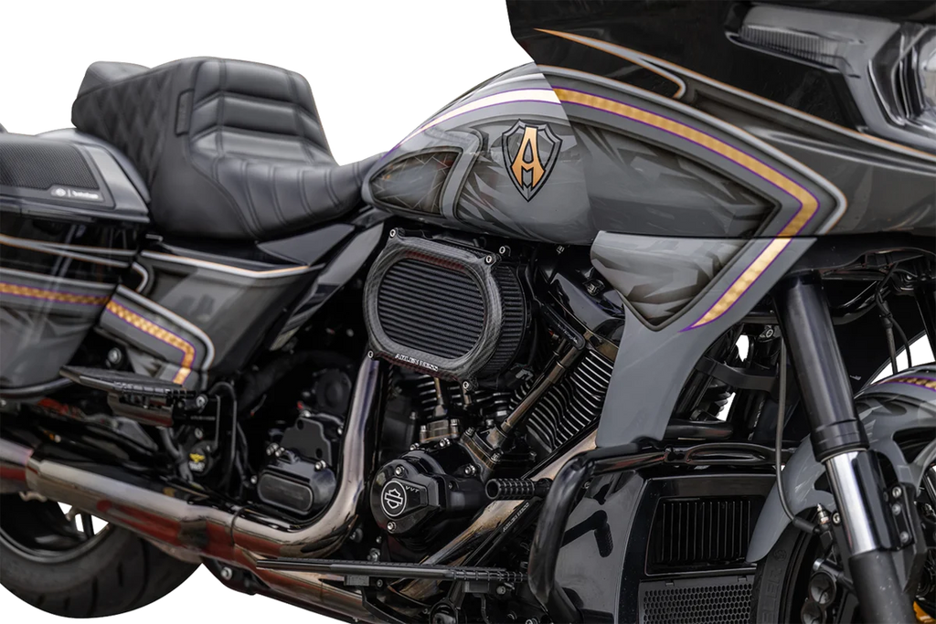 Arlen Ness Stage 2 Method™ Air Cleaner Kit - Carbon Fiber 600-265 - Installation View