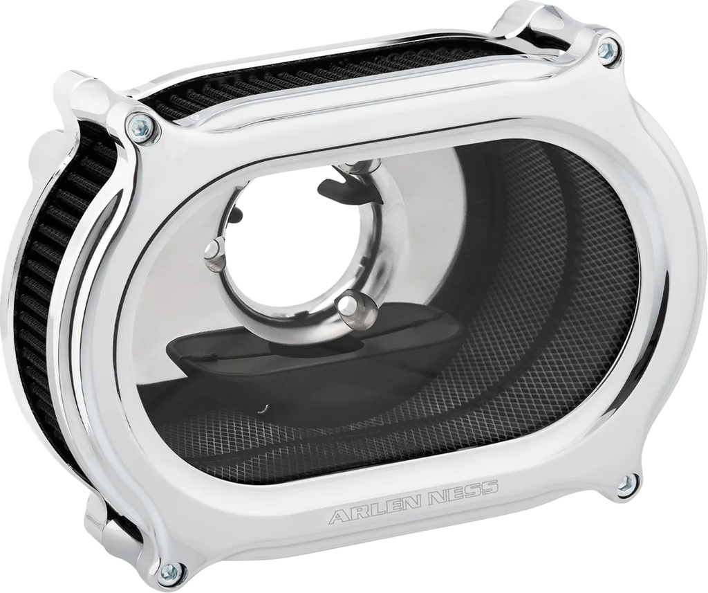 Arlen Ness Stage 2 Method™ Air Cleaner Kit - Chrome 600-201 - Main Product View