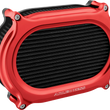 Load image into Gallery viewer, Arlen Ness Stage 2 Oval Air Cleaner Kit - Red 600-173 - Main Product View