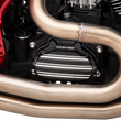 Load image into Gallery viewer, Arlen Ness Transmission Cover - Hydraulic - Black - Big Twin 03-823 - Side View