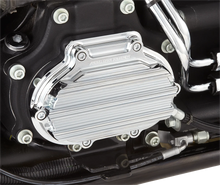 Load image into Gallery viewer, Arlen Ness Transmission Side Cover - Chrome - Cable 03-812 - Side View