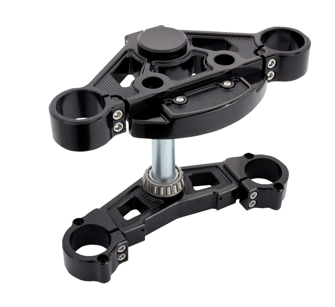 Arlen Ness Triple Tree - Black 130-006 - Side View