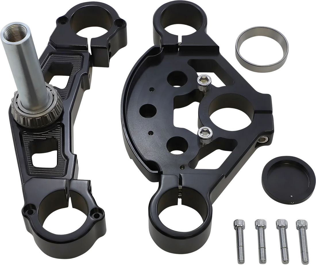 Arlen Ness Triple Tree - Black 130-006 - Detail View