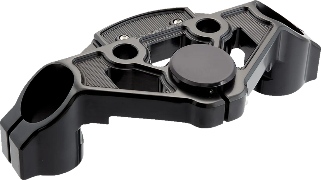 Arlen Ness Triple Tree - Black - + 2" 130-004 - Side View