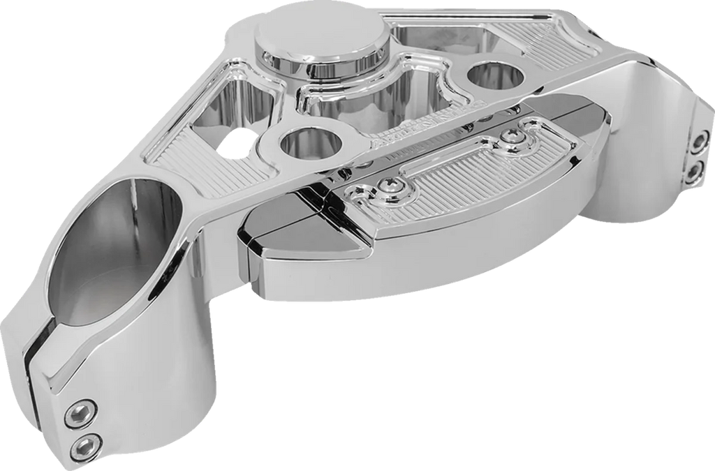 Arlen Ness Triple Tree - Black - + 2" 130-004 - Detail View