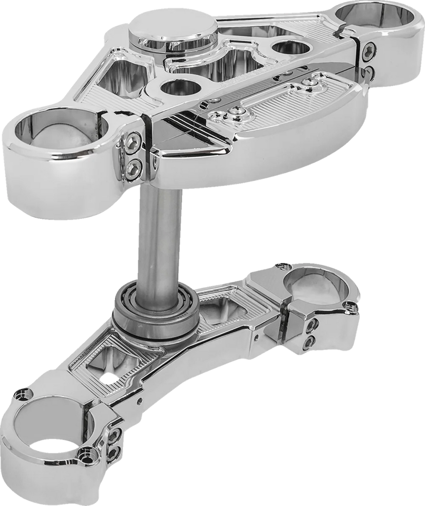 Arlen Ness Triple Tree - Chrome 130-009 - Main Product View