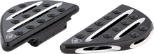 Load image into Gallery viewer, Arlen Ness Universal Floorboards - Deep Cut - Black 06-834 - Main Product View