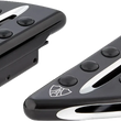 Load image into Gallery viewer, Arlen Ness Universal Floorboards - Deep Cut - Black 06-834 - Main Product View