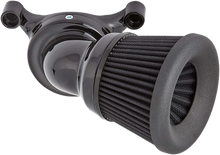 Load image into Gallery viewer, Arlen Ness Velocity 65° Air Cleaner Kit - Black 81-204 - Side View