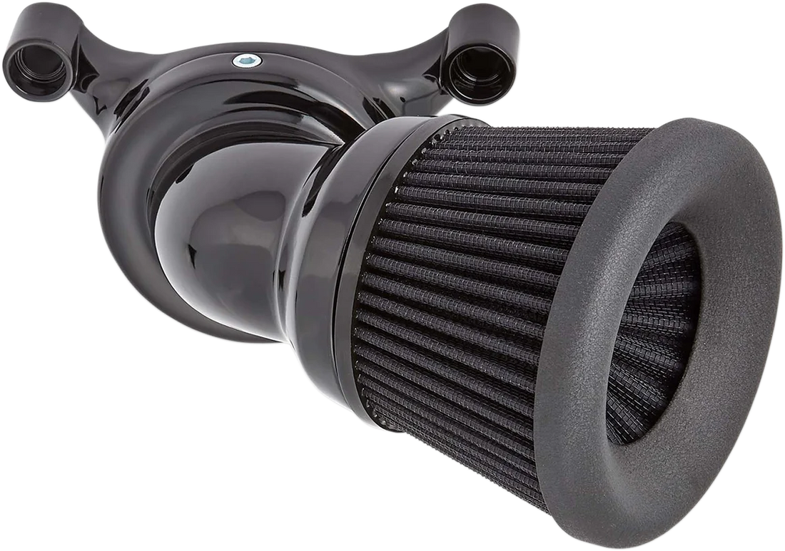 Arlen Ness Velocity 65° Air Cleaner Kit - Black 81-206 - Side View