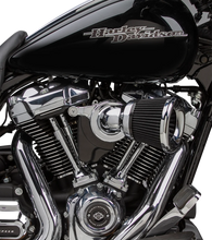 Load image into Gallery viewer, Arlen Ness Velocity 65° Air Cleaner Kit - Chrome 81-201 - Side View