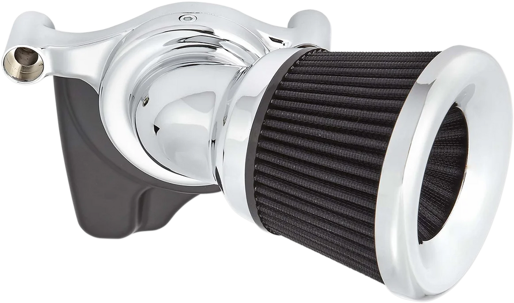 Arlen Ness Velocity 65° Air Cleaner Kit - Chrome 81-201 - Detail View